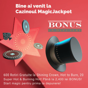 Magic jackpot bonus la depunere