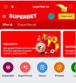 depunere paysafecard superbet cazino