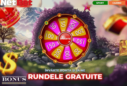 Bonus Netbet Casino Fara Depunere - pana la 200 rotiri gratis