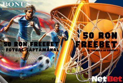 Bonus la depunere Sport Netbet - 50 lei pariu gratuit